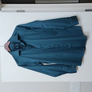 Marc Anthony Teal Dress Shirt Medium Slim Fit